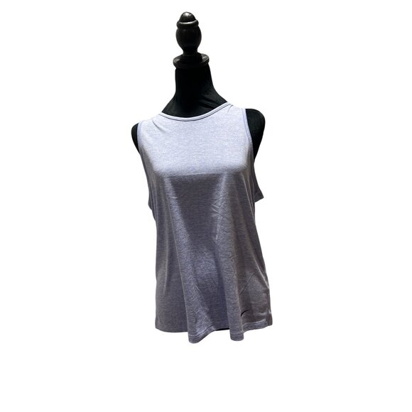 Nike Dri-Fit Womens Athletic Tank Top M Light Heather Blue - Picture 1 of 5